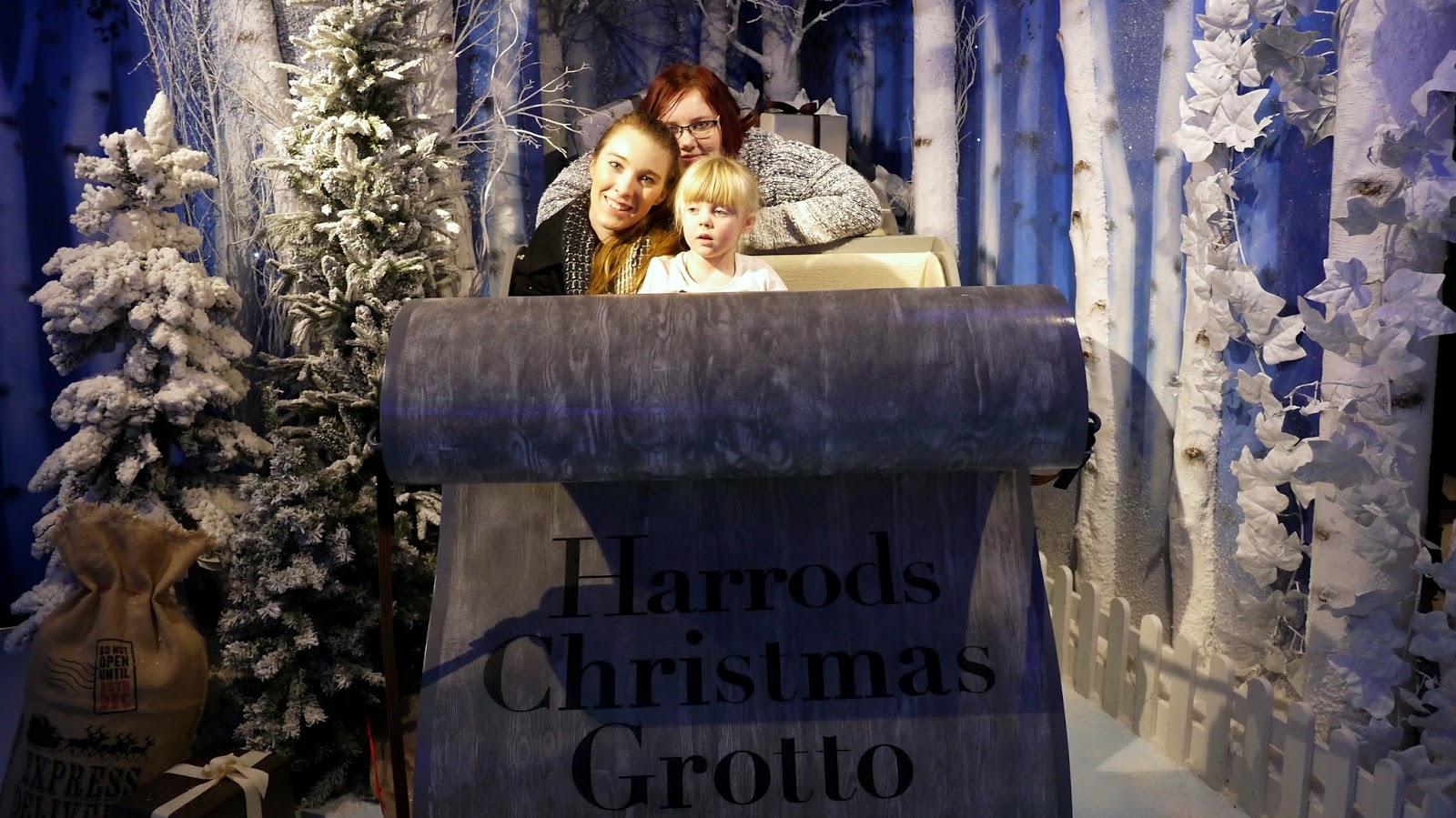 Harrods Christmas Grotto.